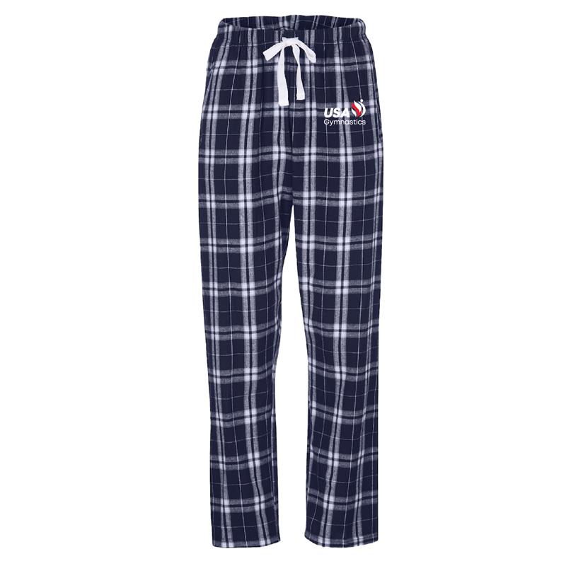 USAG LOGO Navy Unisex Pajama Pants