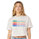 USAG Vintage Crop Tee