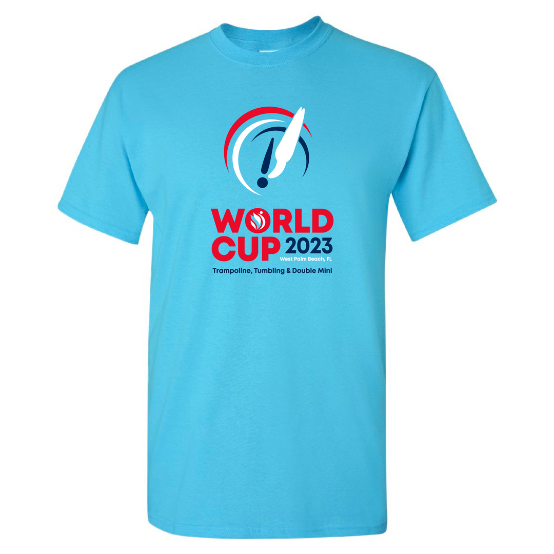 USAG - Baby Blue Event Shirt - World Cup West Palm Beach, FL