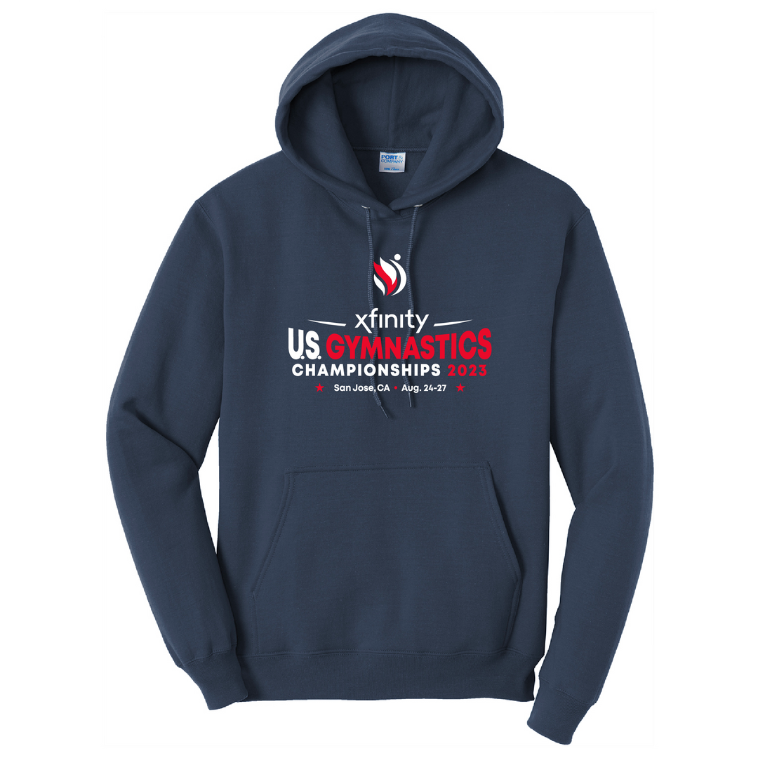 Navy Event Hoodie - USAG Championships - San Jose, CA 8/24-8/27