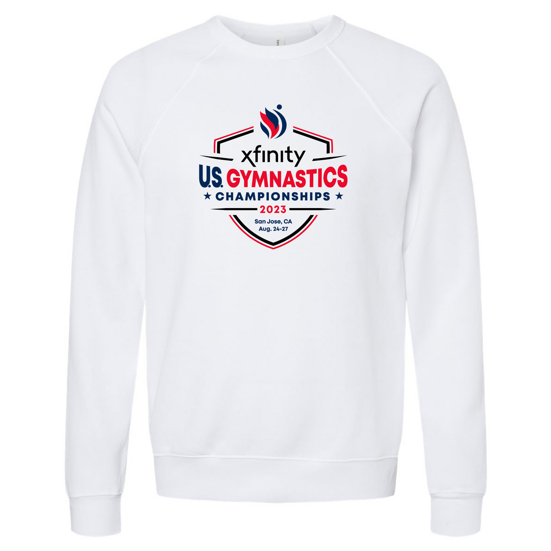 White Event Crewneck - USAG Championships - San Jose, CA 8/24-8/27