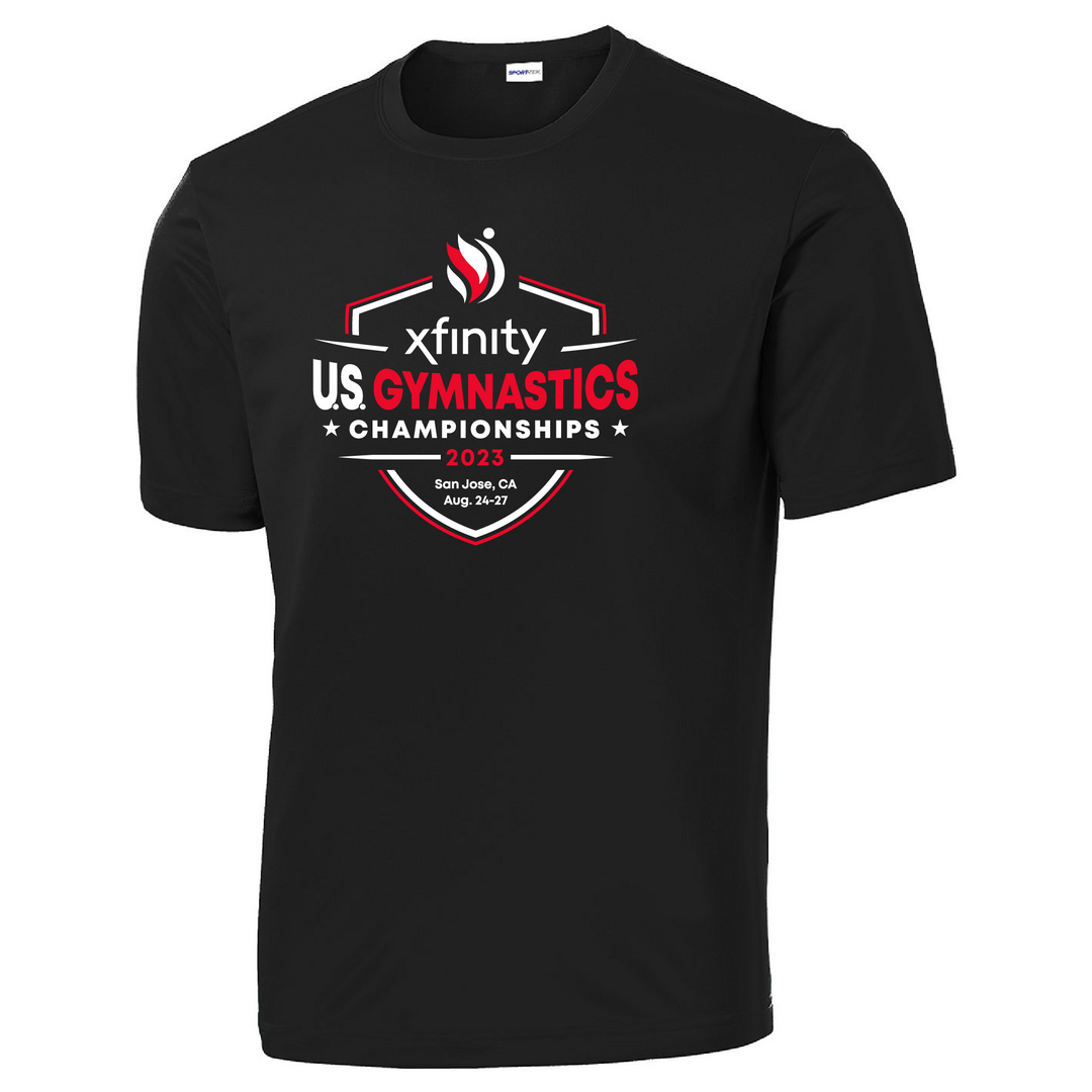 Black Event Shirt - USAG Championships - San Jose, CA 8/24-8/27