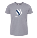 USAG Logo Heather Storm Tee