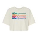 USAG Vintage Crop Tee