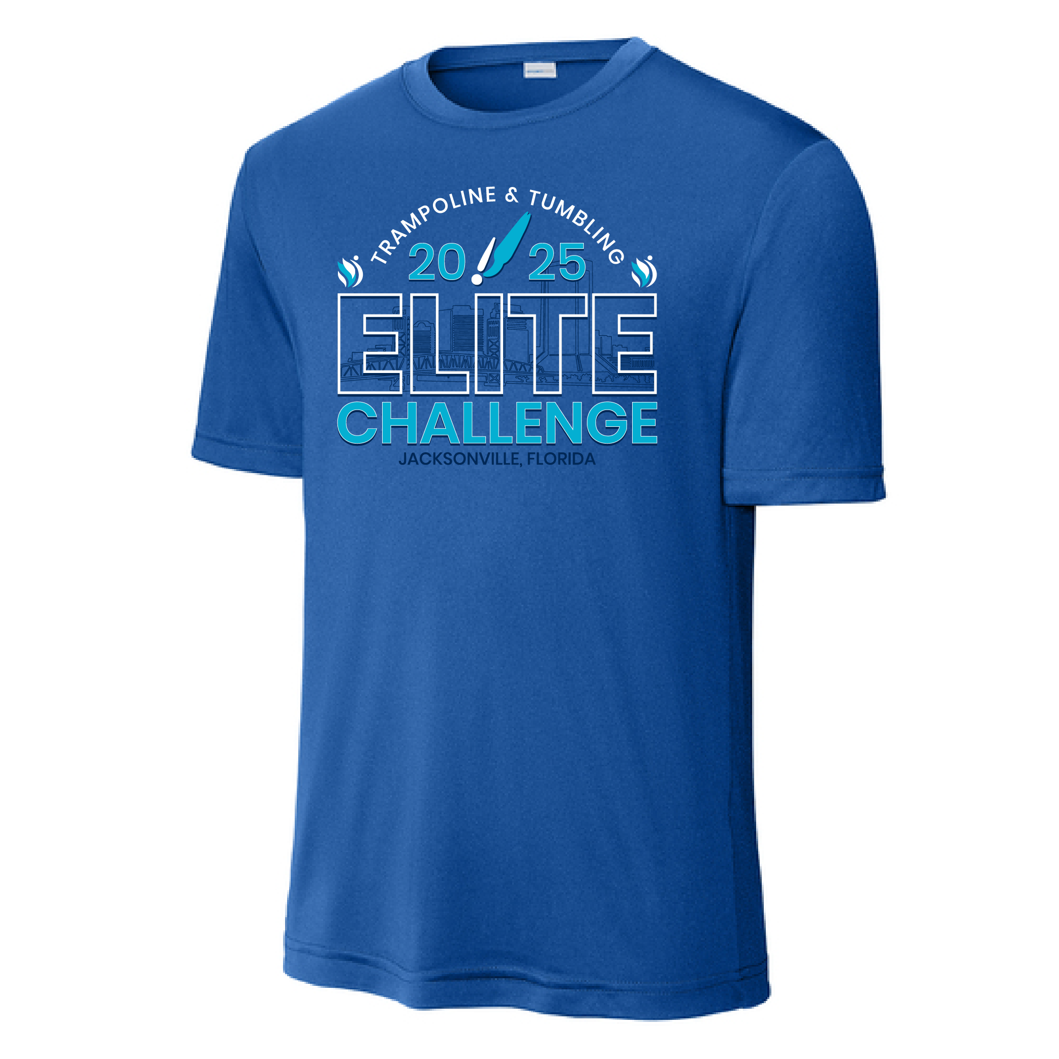 USAG T&T Elite Challenge 2025 - Blue Performance Tee - Jacksonville, FL 5/8-5/11