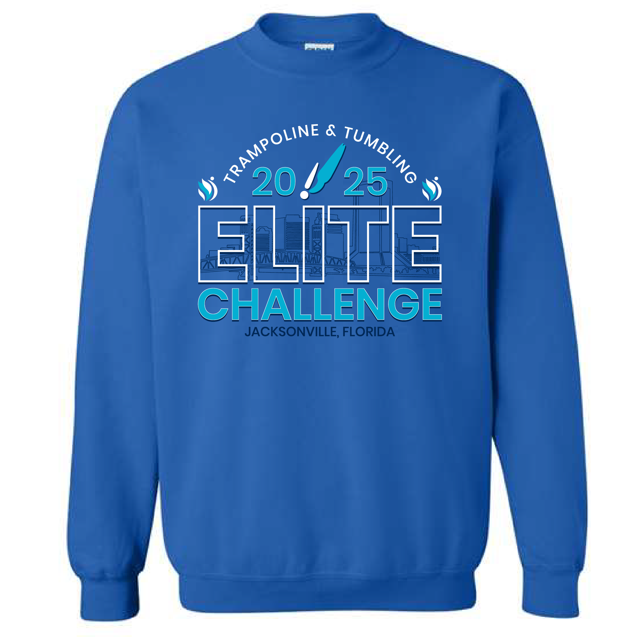USAG T&T Elite Challenge 2025 - Blue Crewneck - Jacksonville, FL 5/8-5/11