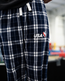 USAG - Unisex Pajama Pants - Navy/Silver