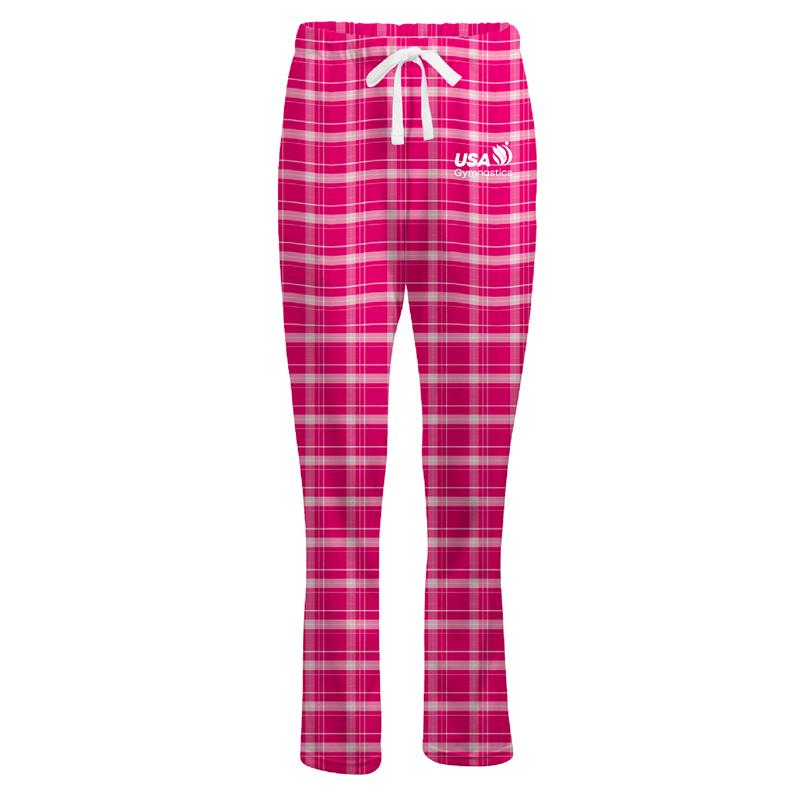 USAG LOGO Pink Women's Pajama Pants