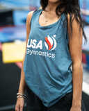 USAG Logo Lux Triblend Tank