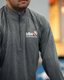 USAG Logo 1/4 Zip Pullover