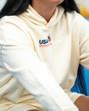 USAG Logo Crop Hoodie