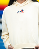 USAG Logo Crop Hoodie