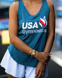USAG Logo Lux Triblend Tank