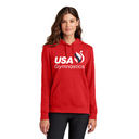 Nike USAG Logo Club Fleece Sleeve Swoosh Pullover Hoodie