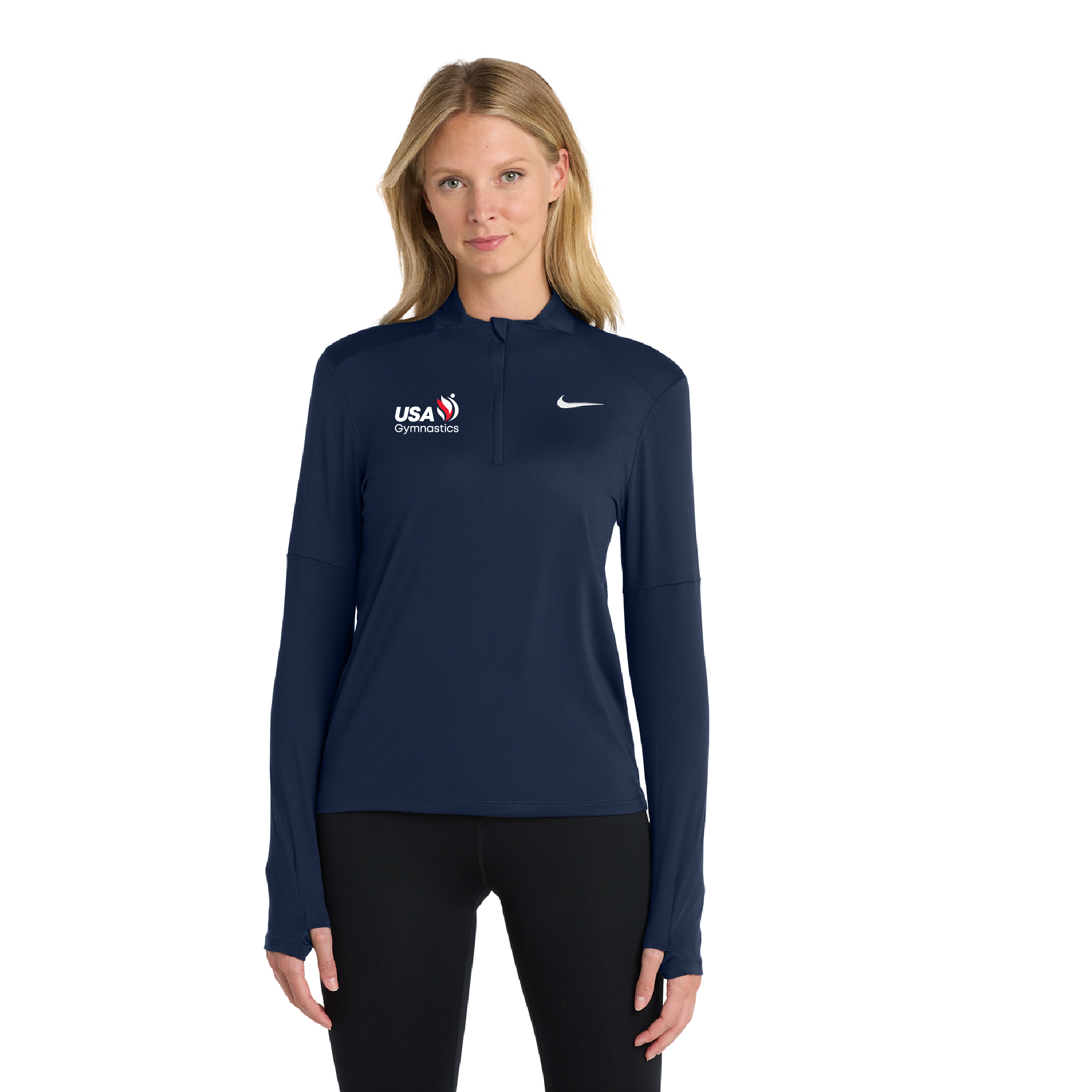 Nike Ladies Dri-FIT Element 1/2-Zip Top (NKDH4951)