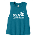 USAG Logo Sport Tank Crop Tank