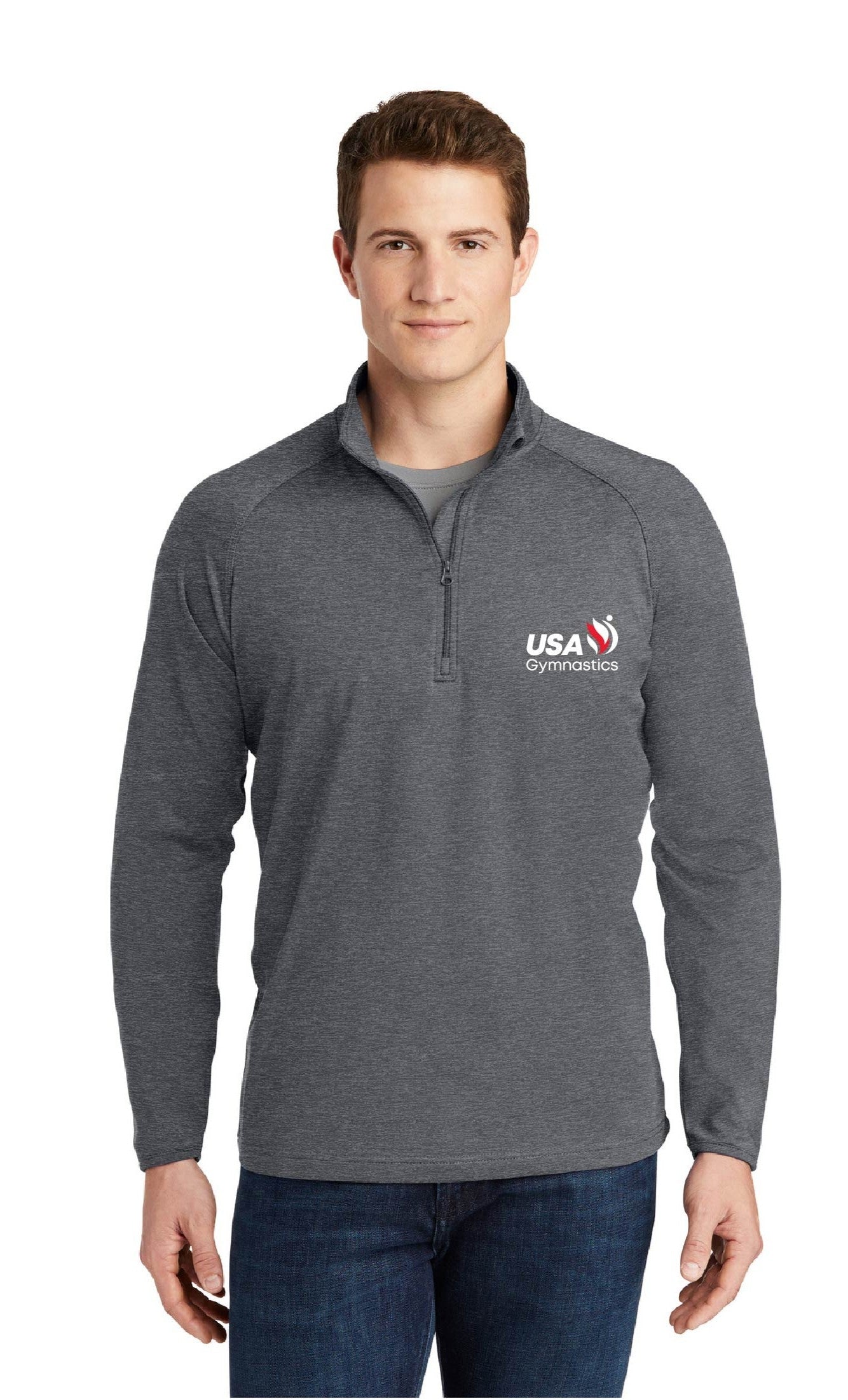 USA Gymnastics Logo 1/4 Zip Pullover