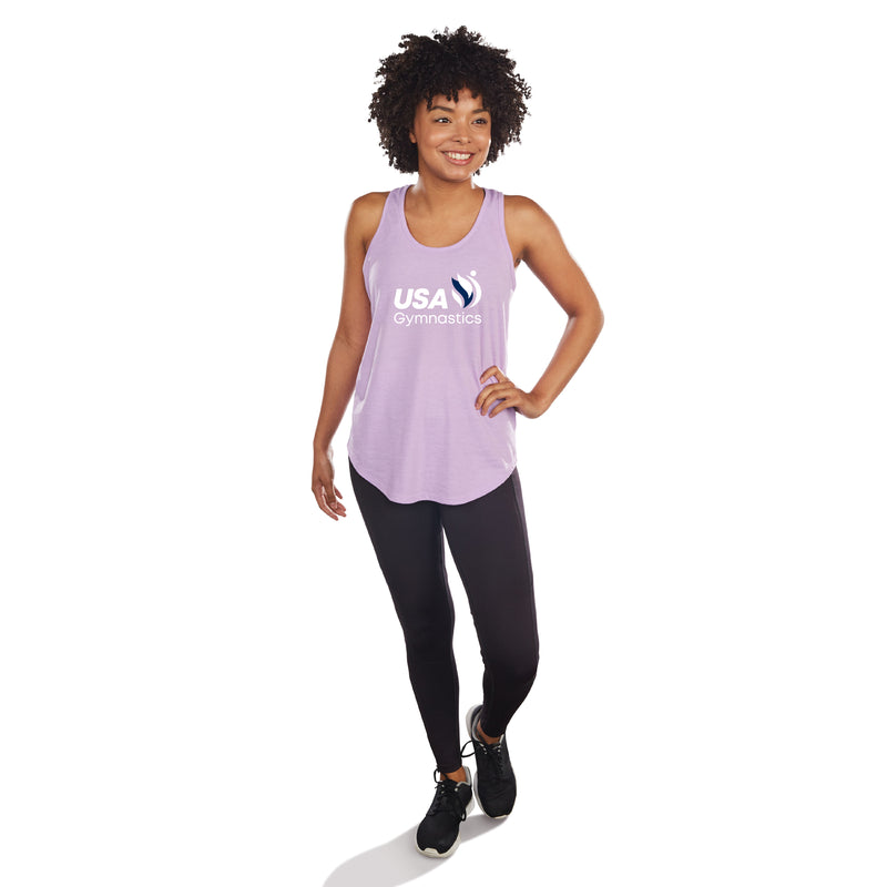 USAG Logo Lux Triblend Tank