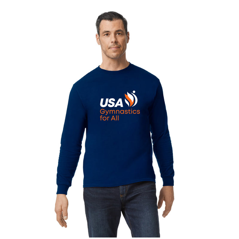 USAG Gymnastics For All Long Sleeve Tee