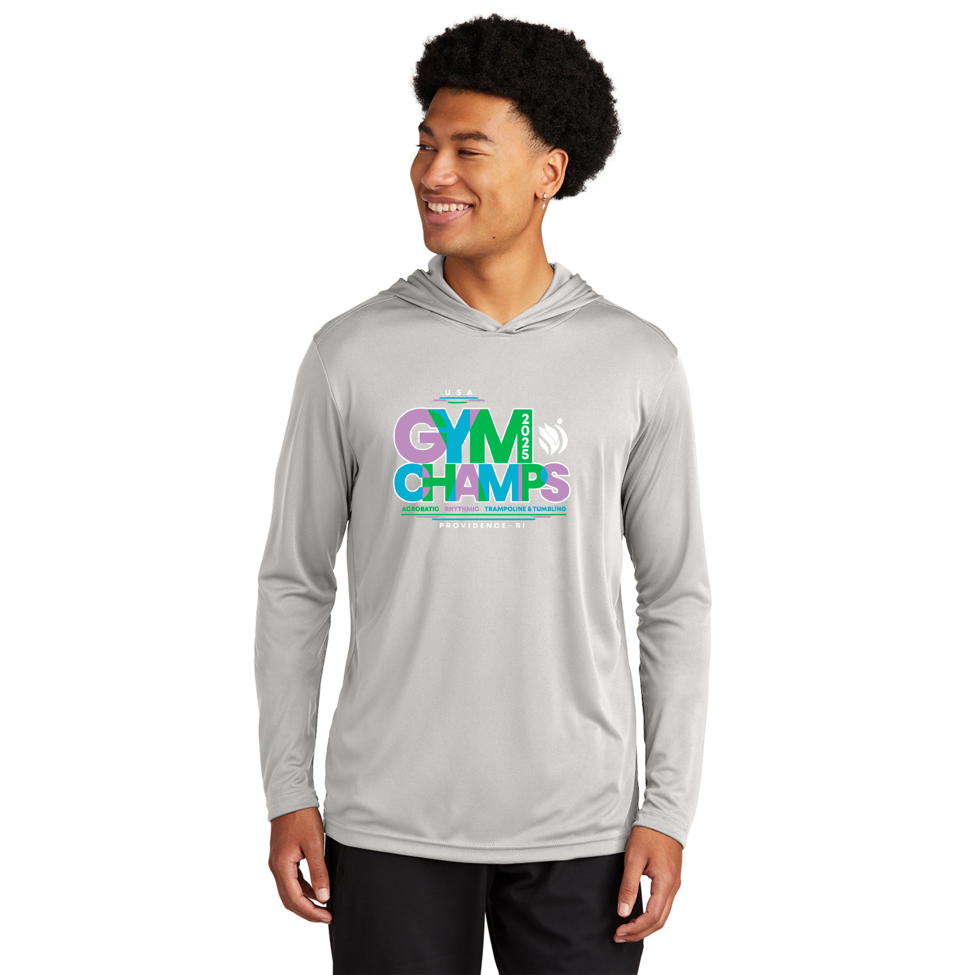 Silver Performance Event Hoodie - USA Gym Champs - Providence, RI 6/16-6/21