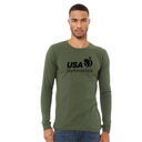 USAG Logo American Flag Long Sleeve Tee