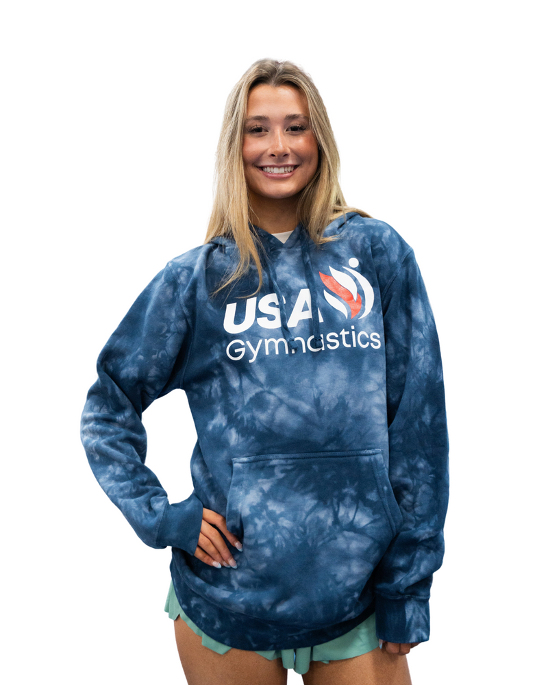 USAG Tie Dye Logo Hoodie