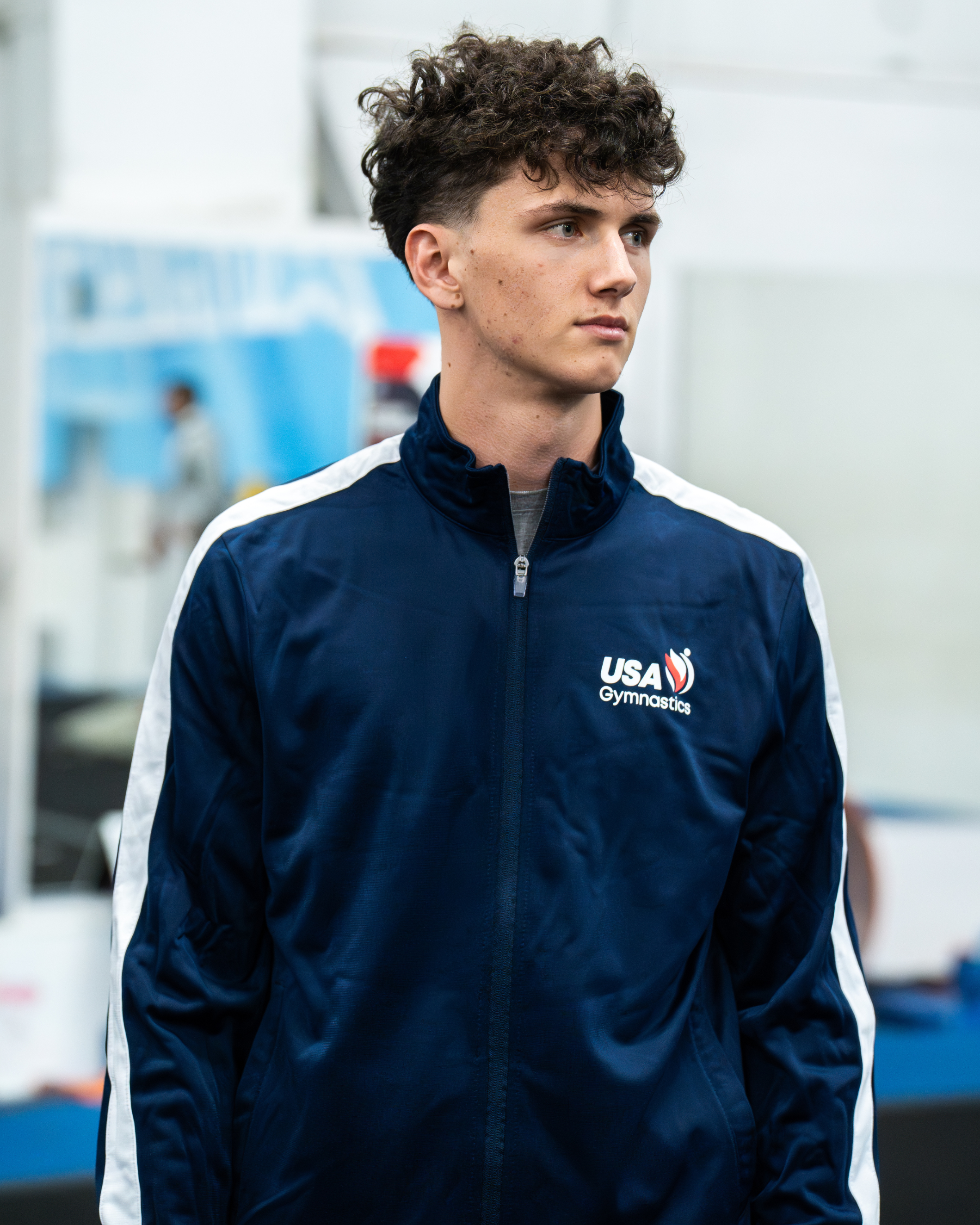 USAG Logo Track Jacket – USAGYMSTORE