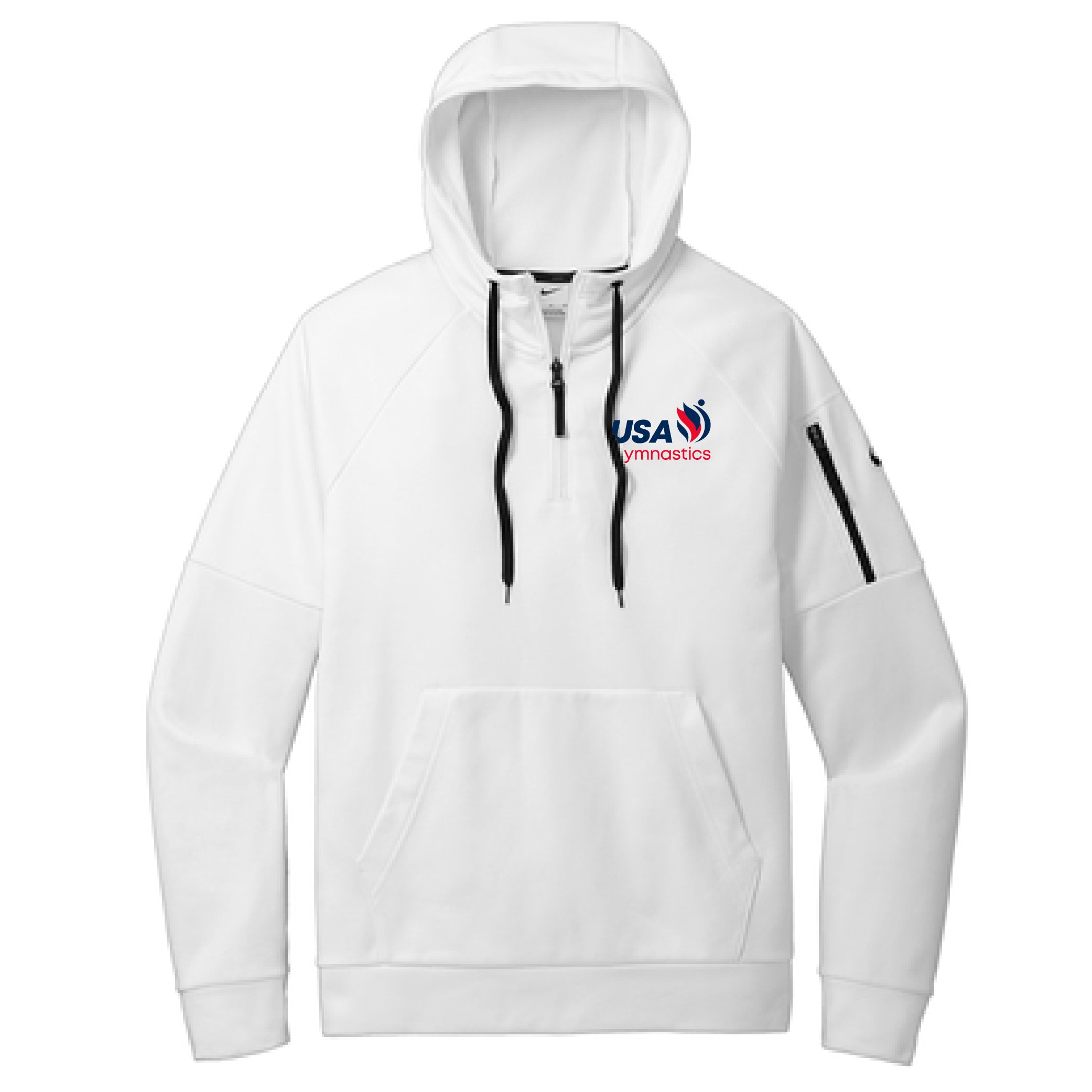 Nike USAG Therma-FIT Pocket 1/4-Zip Fleece Hoodie (NKFD9742)