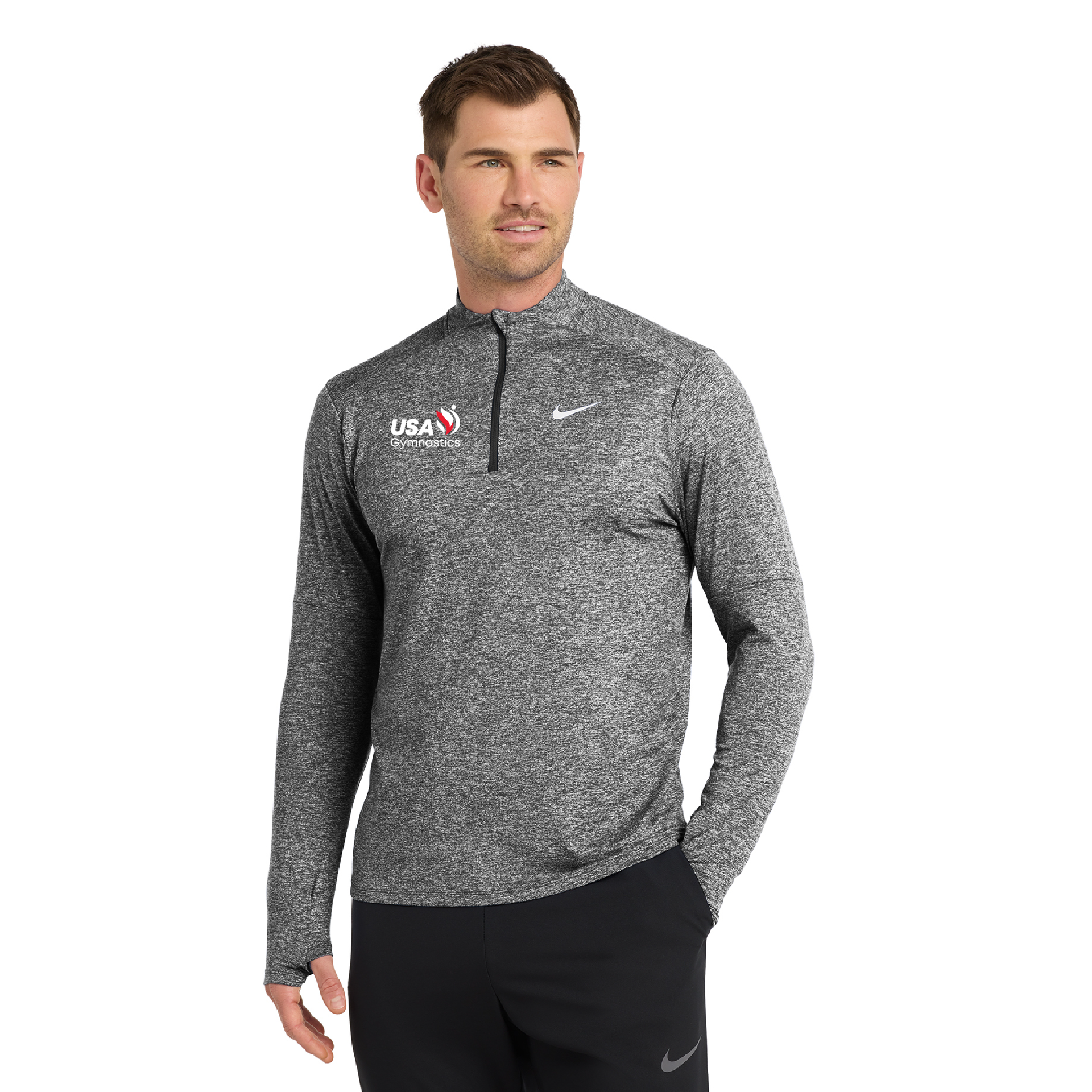 nike athletic gear Nike Dri-FIT Element 1/2-Zip Top – USAGYMSTORE