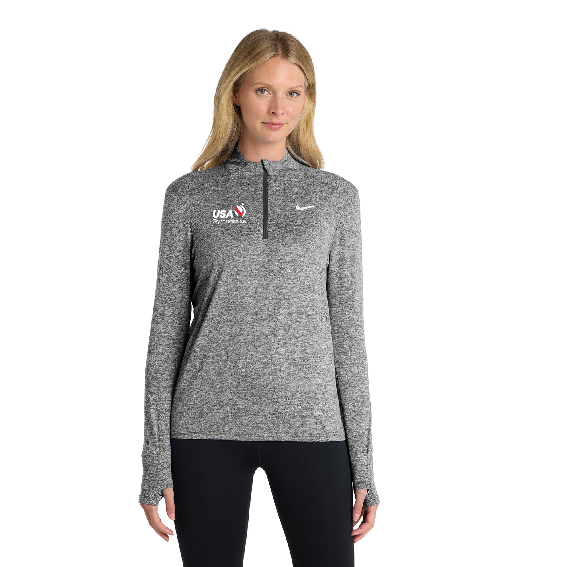 Nike Ladies Dri-FIT Element 1/2-Zip Top – USAGYMSTORE