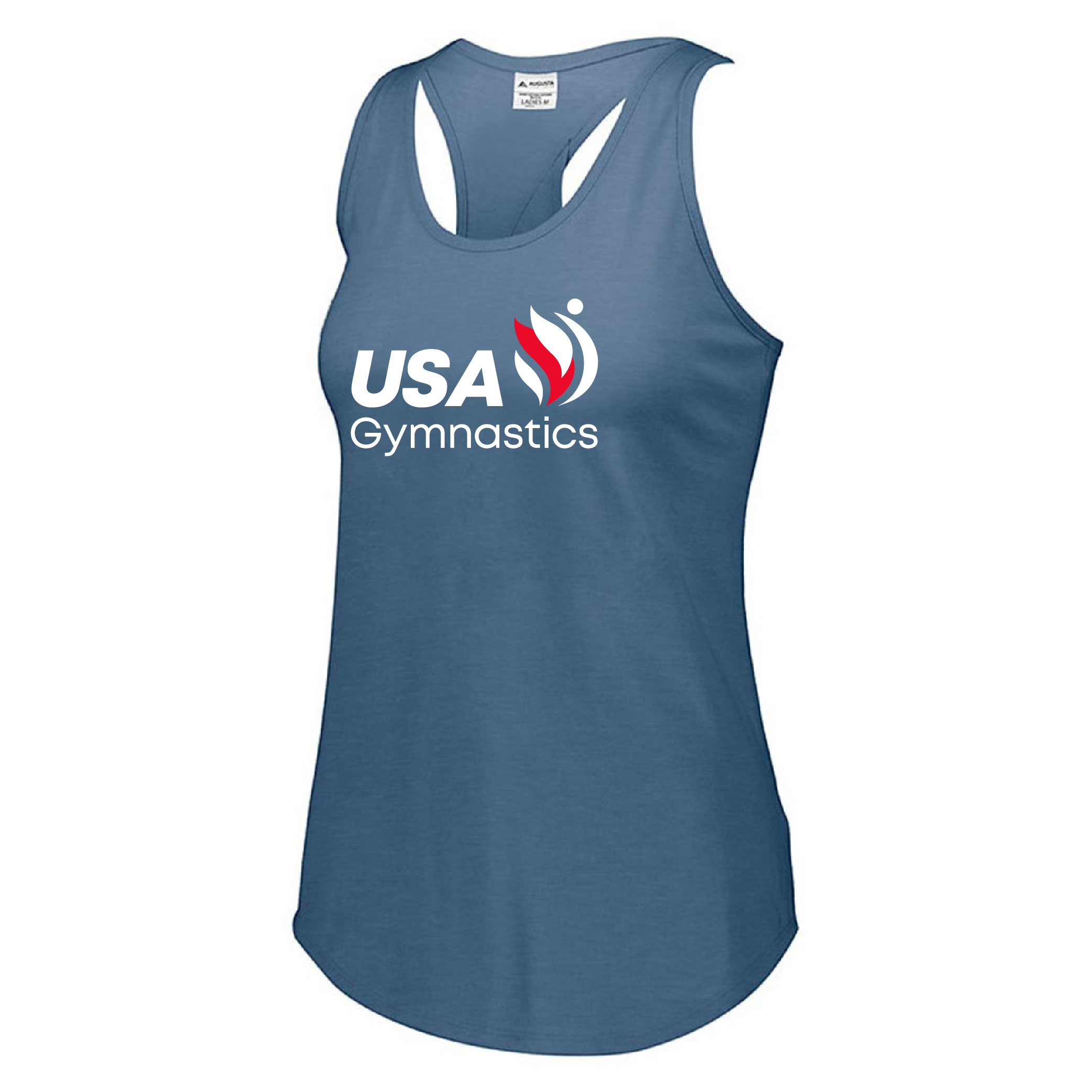 USA Gymnastics Logo Lux Triblend Tank