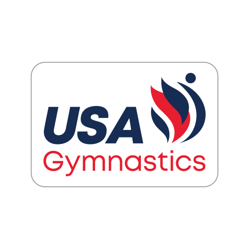 USA Gymnastics Logo Sticker - Rectangle